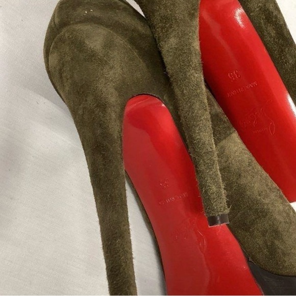 Authenticated Women's Christian Louboutin Palais Royal
Suede Bronze size 35 - Picture 8 of 15